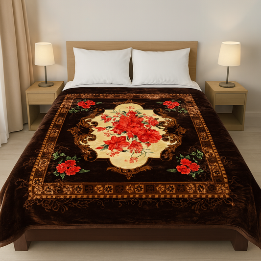 Luxury Double Bed Blanket [Weight:7.5 Kg]– Ultra-Soft & Elegant Warmth [JH]