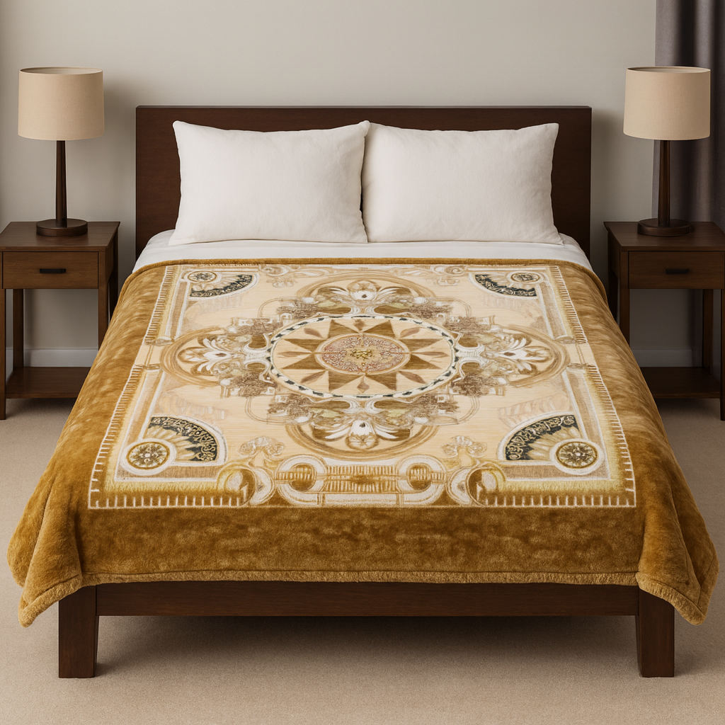 Premium Double Bed Blanket Collection[Weight 5.7Kg] – Plush, Durable & Cozy[JRSC]