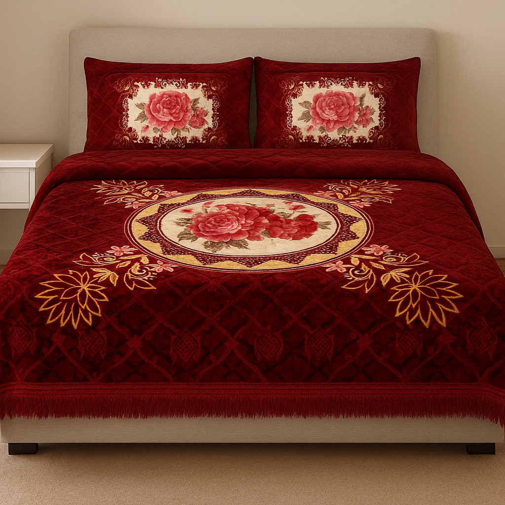 Luxury Soft Blanket & Bed Cover Set[KH]