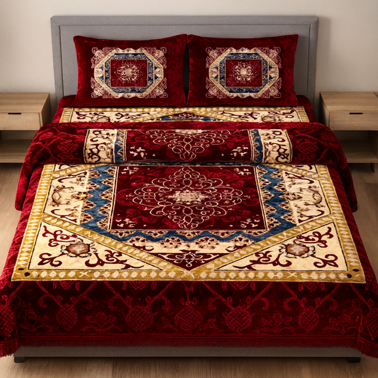 Luxury Soft Blanket & Bed Cover Set[KH]