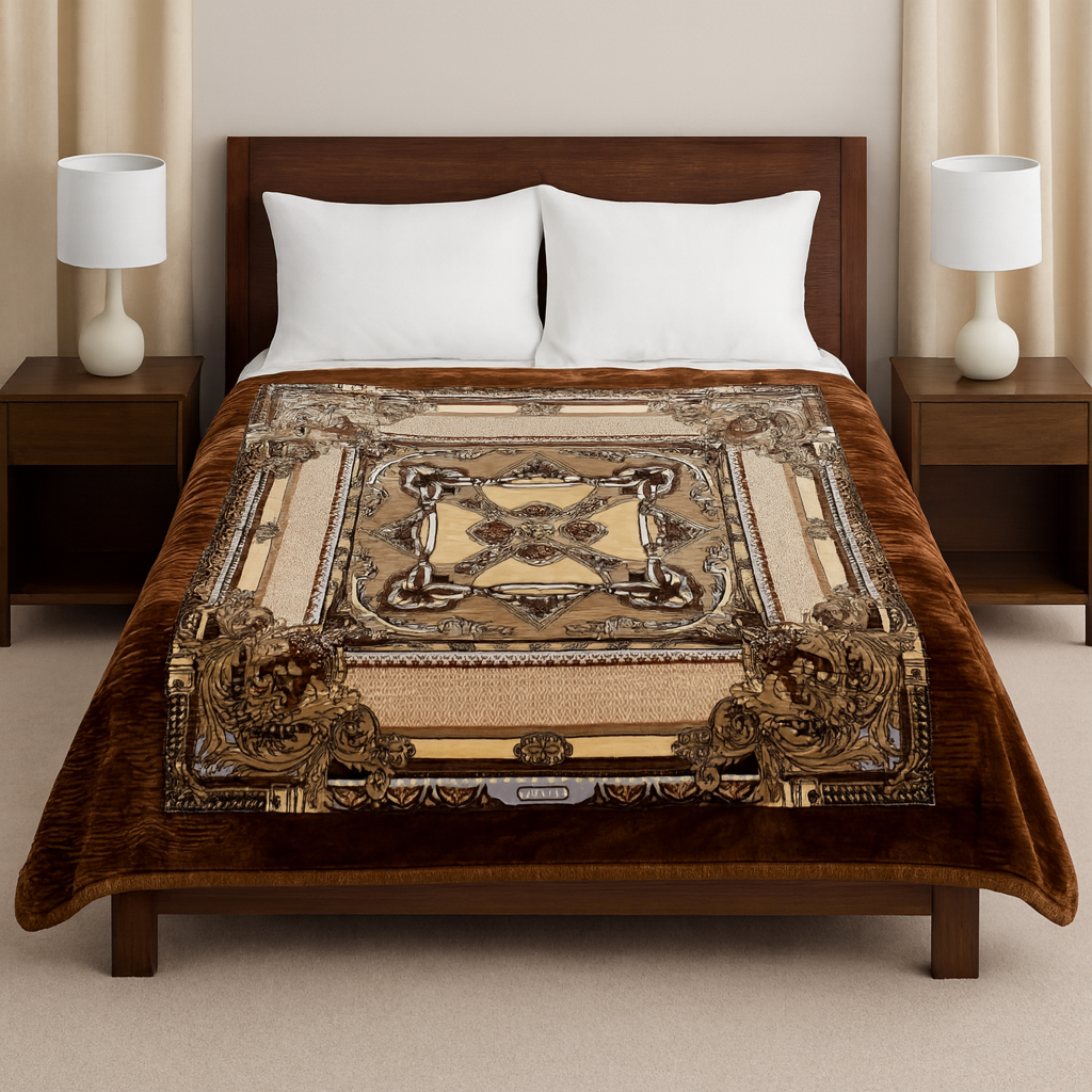 Premium Double Bed Blanket Collection[Weight 5.7Kg] – Plush, Durable & Cozy[JRSC]