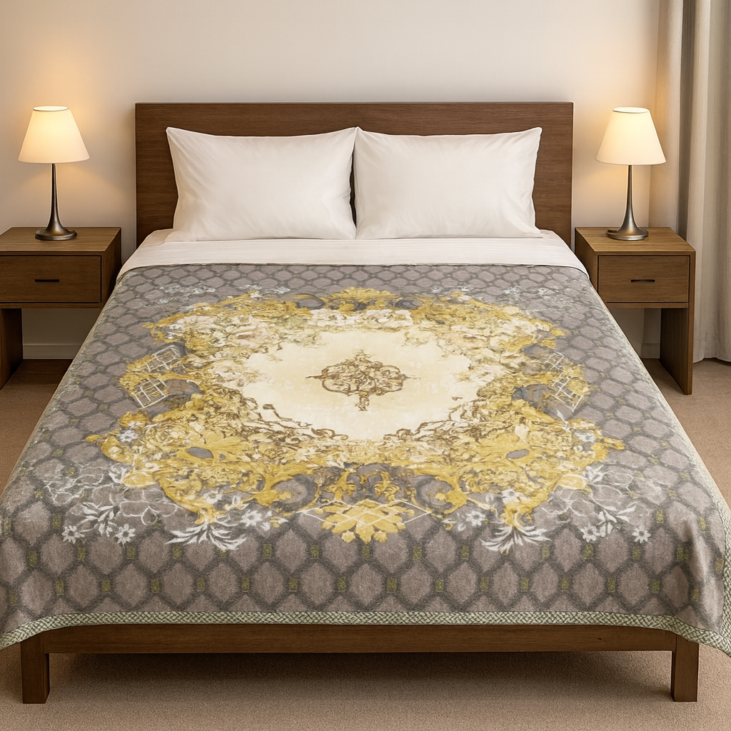 Ultra-Soft Double Bed Blankets [Weight: 5Kg] Crafted for You[AGU]