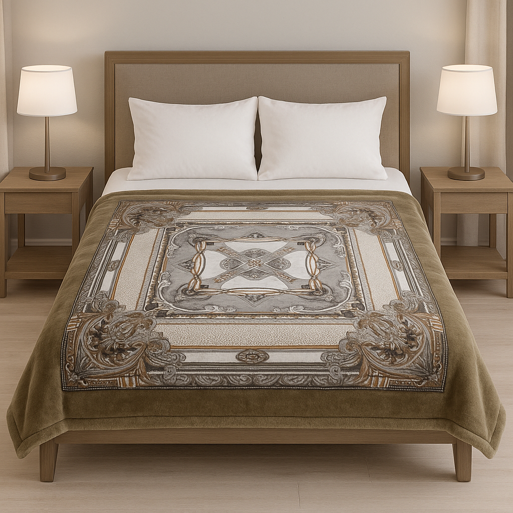 Premium Double Bed Blanket Collection[Weight 5.7Kg] – Plush, Durable & Cozy[JRSC]