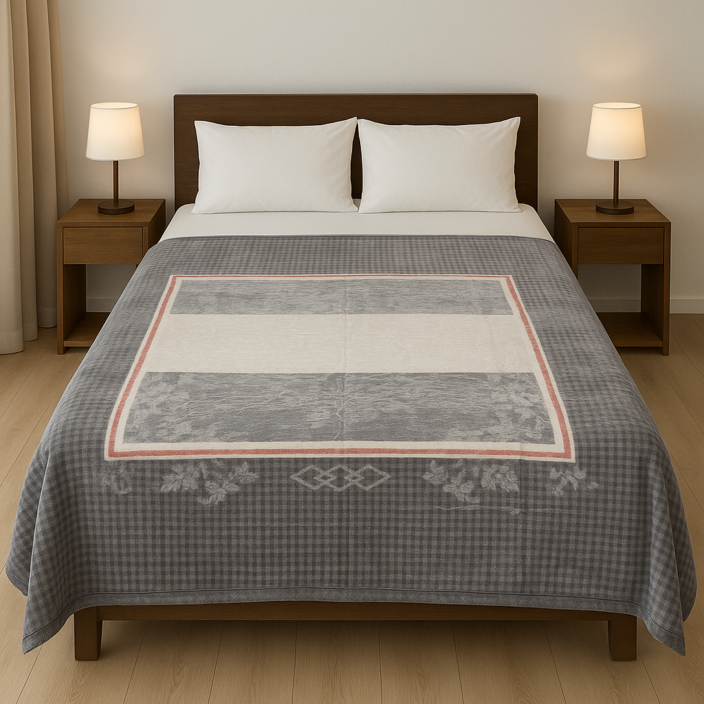 Ultra-Soft Double Bed Blankets [Weight: 5Kg] Crafted for You[AGU]