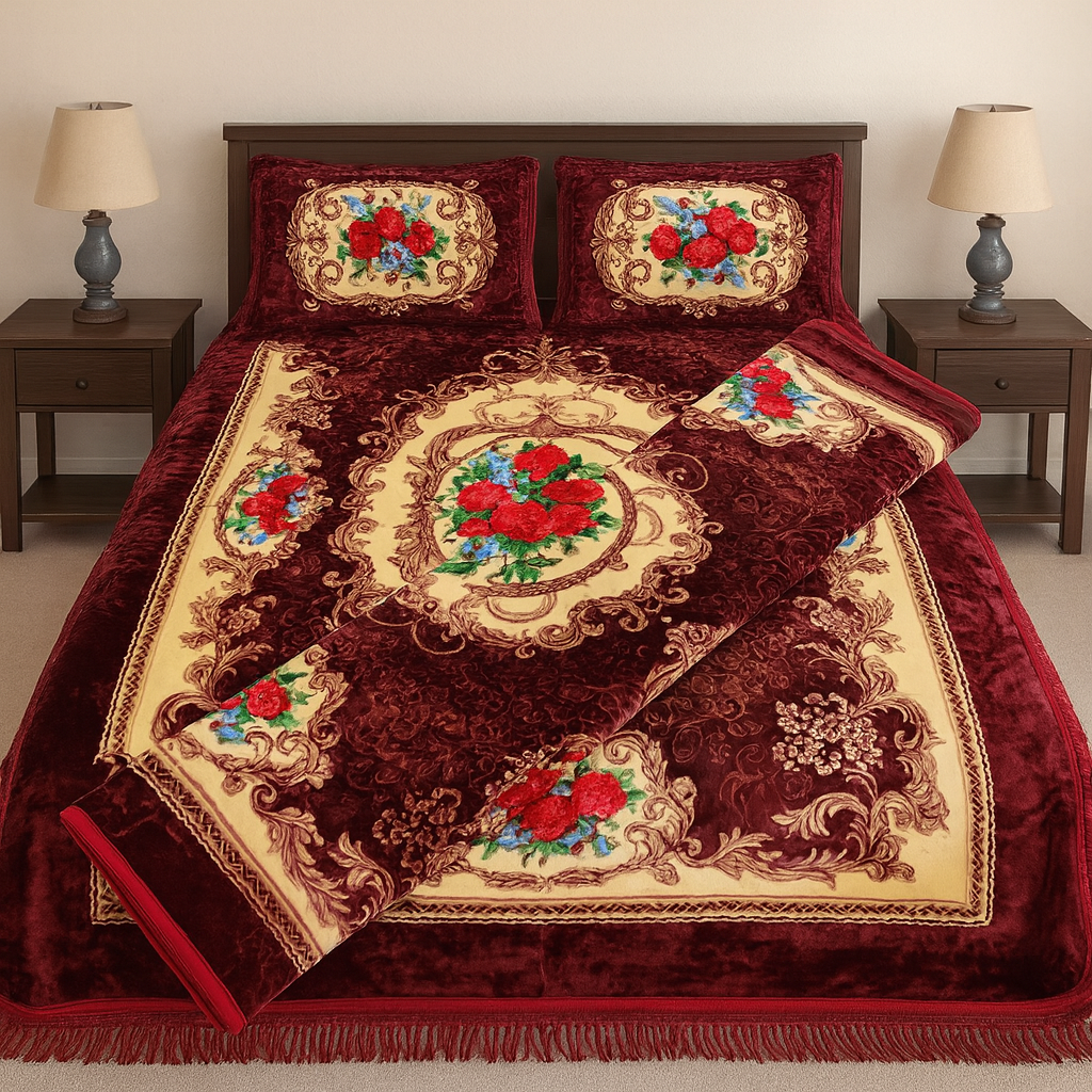 CozyGlow 4-Piece Blanket Set[MM]