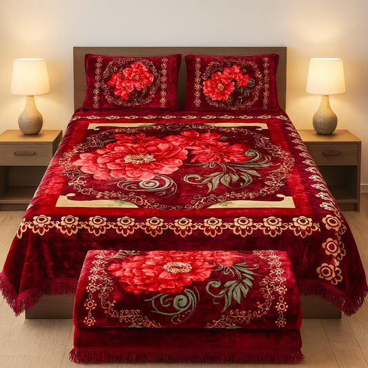 Royal Comfort Blanket Set – 4 Pieces[SLO]