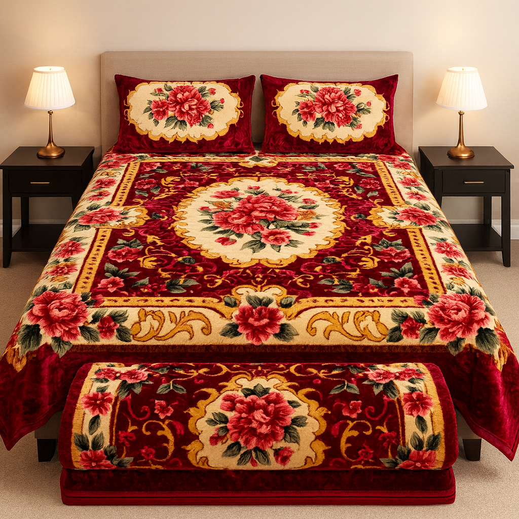 Royal Comfort Blanket Set – 4 Pieces[PM]
