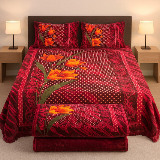 Royal Comfort Blanket Set – 4 Pieces[PM]