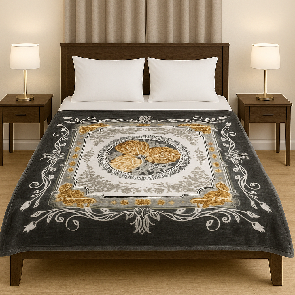 High-Quality Double Bed Blankets[Weight: 5.5Kg] – Stylish, Warm & Long-Lasting[BP]