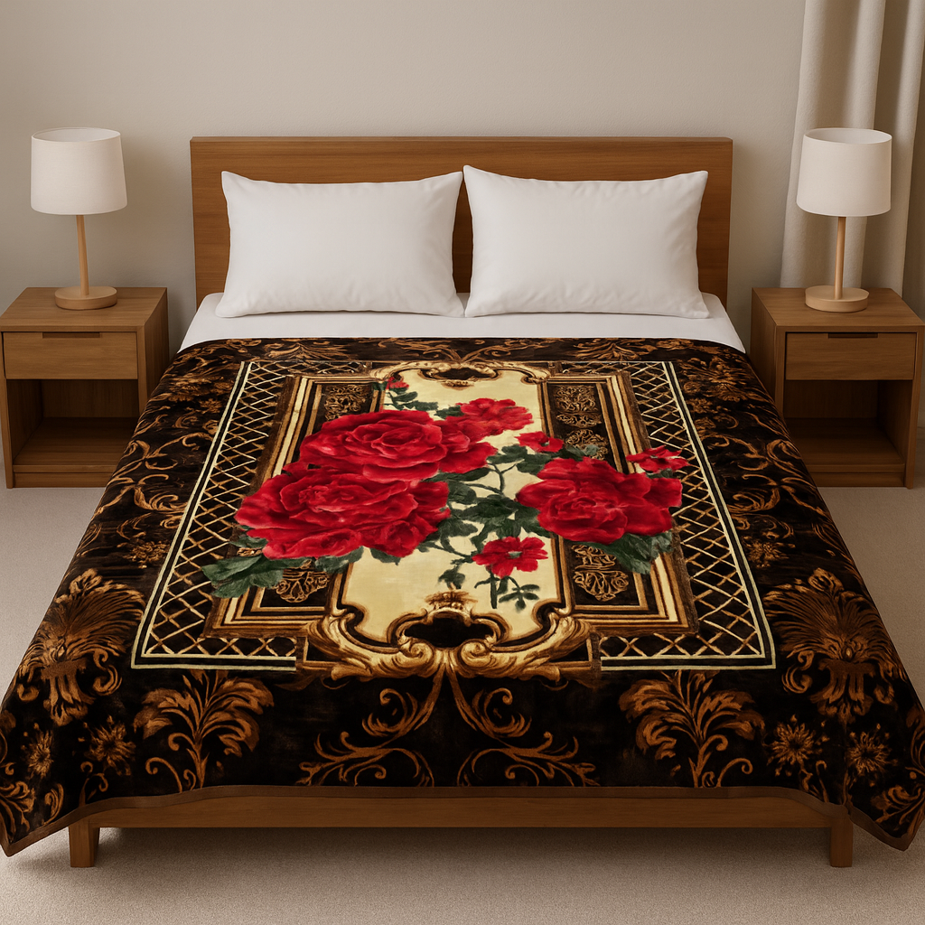 Premium Double Bed Blanket Collection [Weight: 6Kg] – Plush, Durable & Cozy [LS]