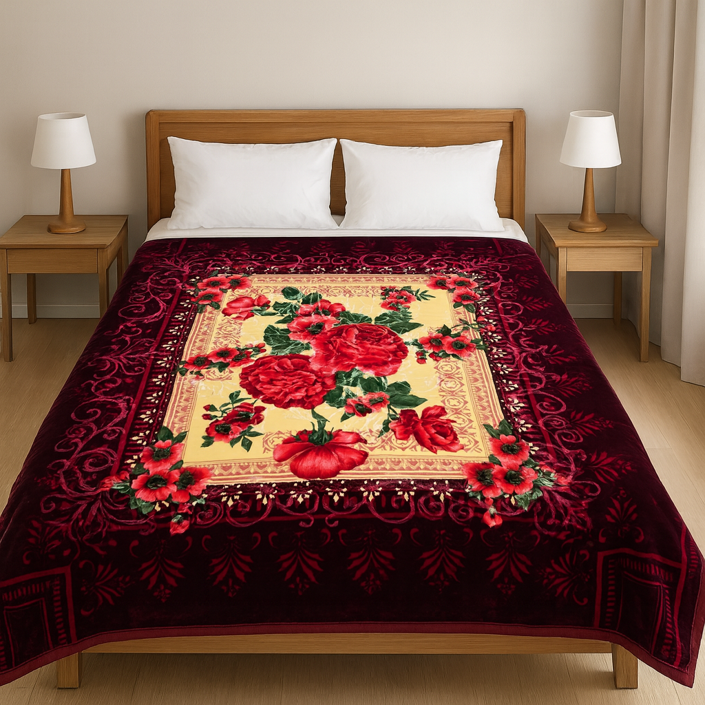 Premium Double Bed Blanket Collection [Weight: 6Kg] – Plush, Durable & Cozy [LS]